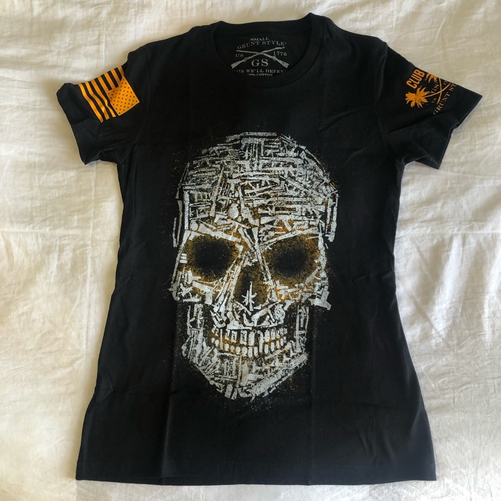 Black Skull Made of Guns